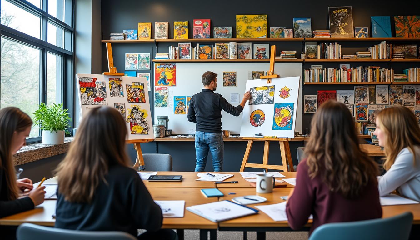 Qu’est-ce qu’une formation diplômante en bande dessinée ?