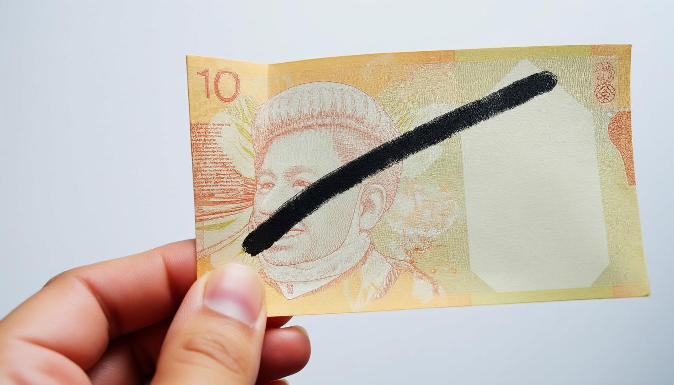 Billet marqué au feutre noir : que signifie ce marquage sur un billet ?