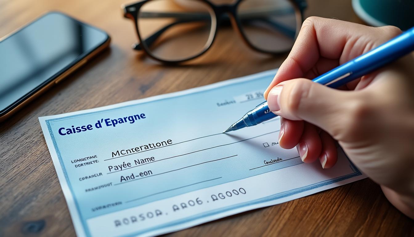 Comment remplir un chèque caisse d&rsquo;épargne ?