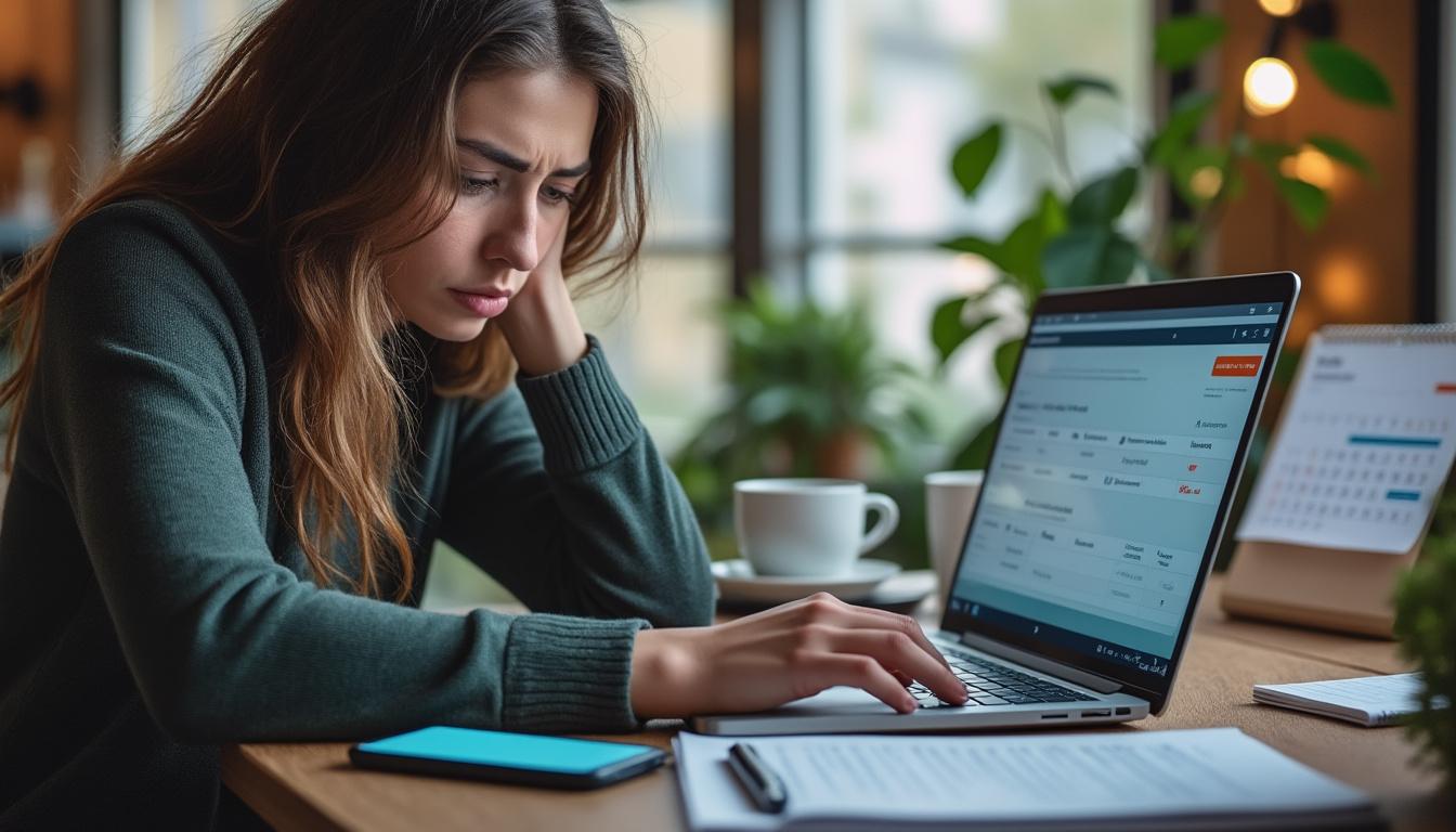 Virement CAF effectué mais rien sur mon compte : causes probables et démarches à suivre