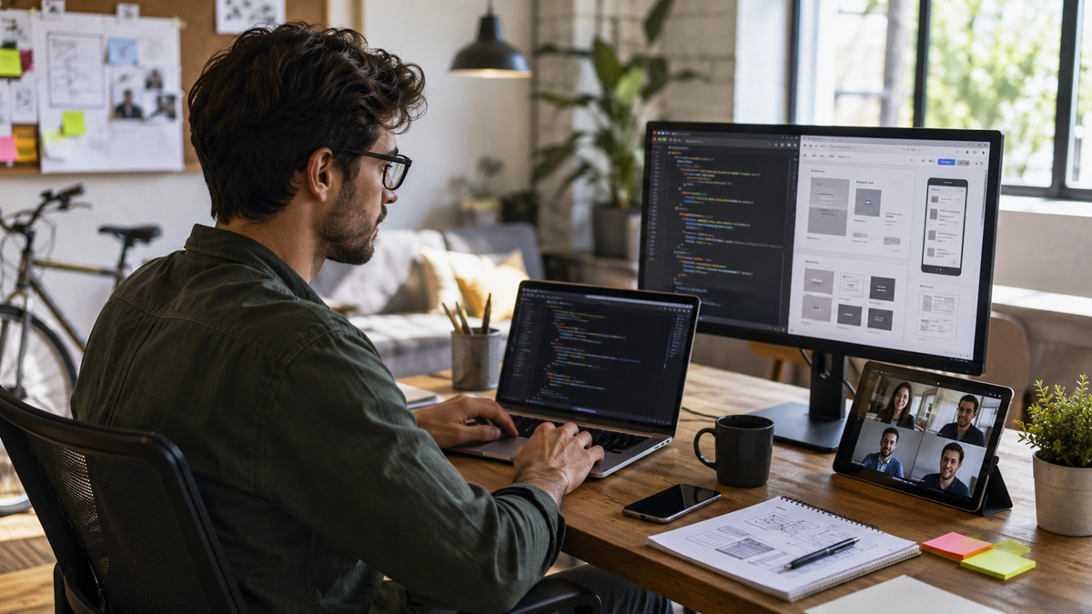 Freelance, startup, remote : à quoi ressemble aujourd’hui le métier de développeur web ?